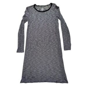 Volcom Women's XS Black Striped Dress beach surf coconut girl lightweight grunge